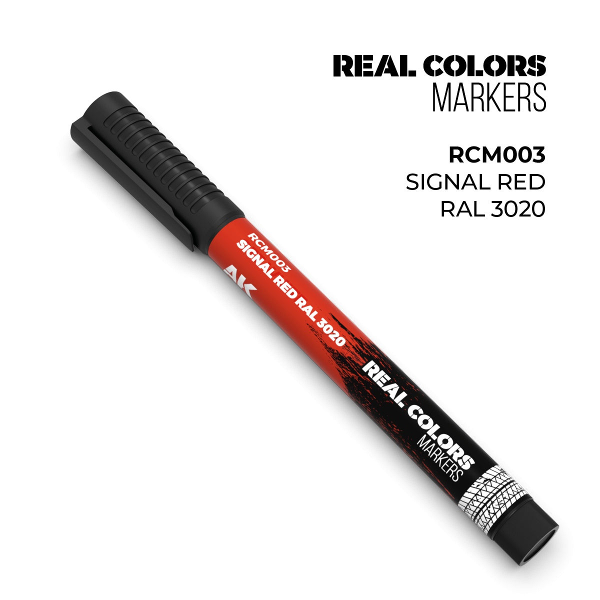 AK Interactive AK Interactive Real Colors Markers Signal Red RAL 3020