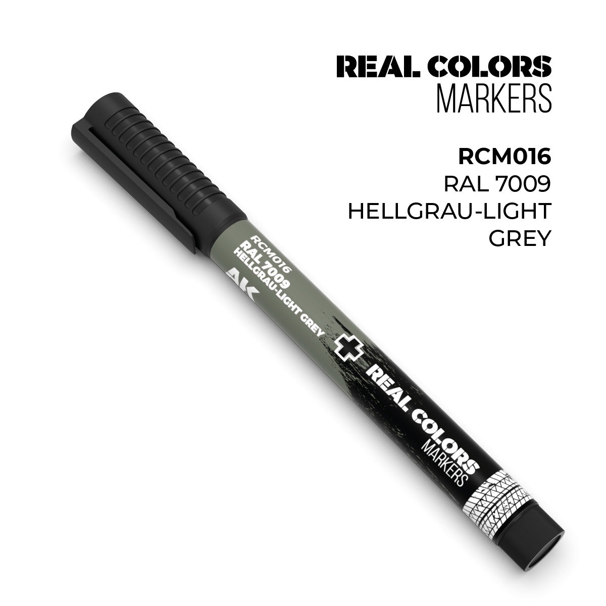 AK Interactive AK Interactive Real Colors Markers RAL 7009 Hellgrau-Light Grey