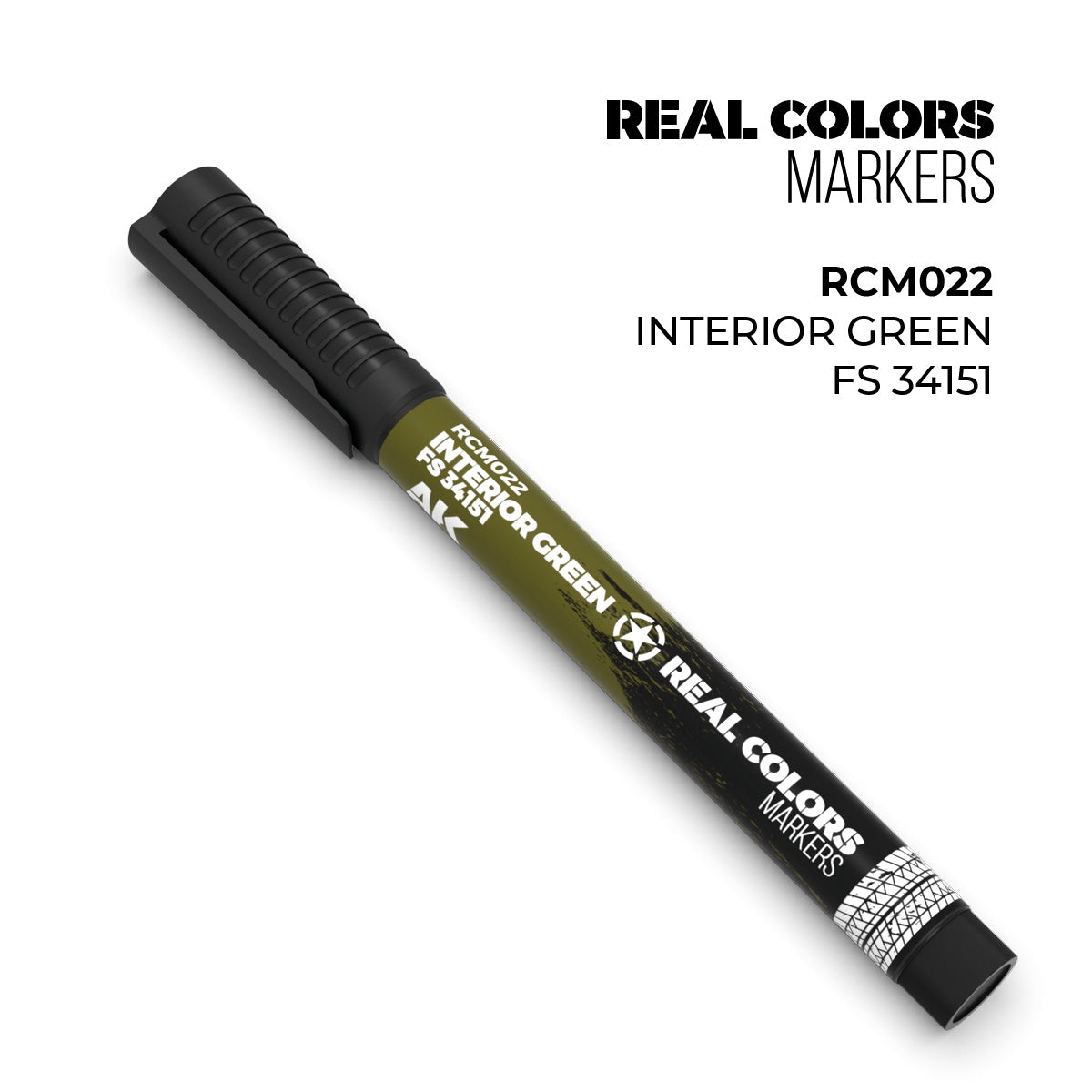 AK Interactive AK Interactive Real Colors Markers Interior Green FS 34151