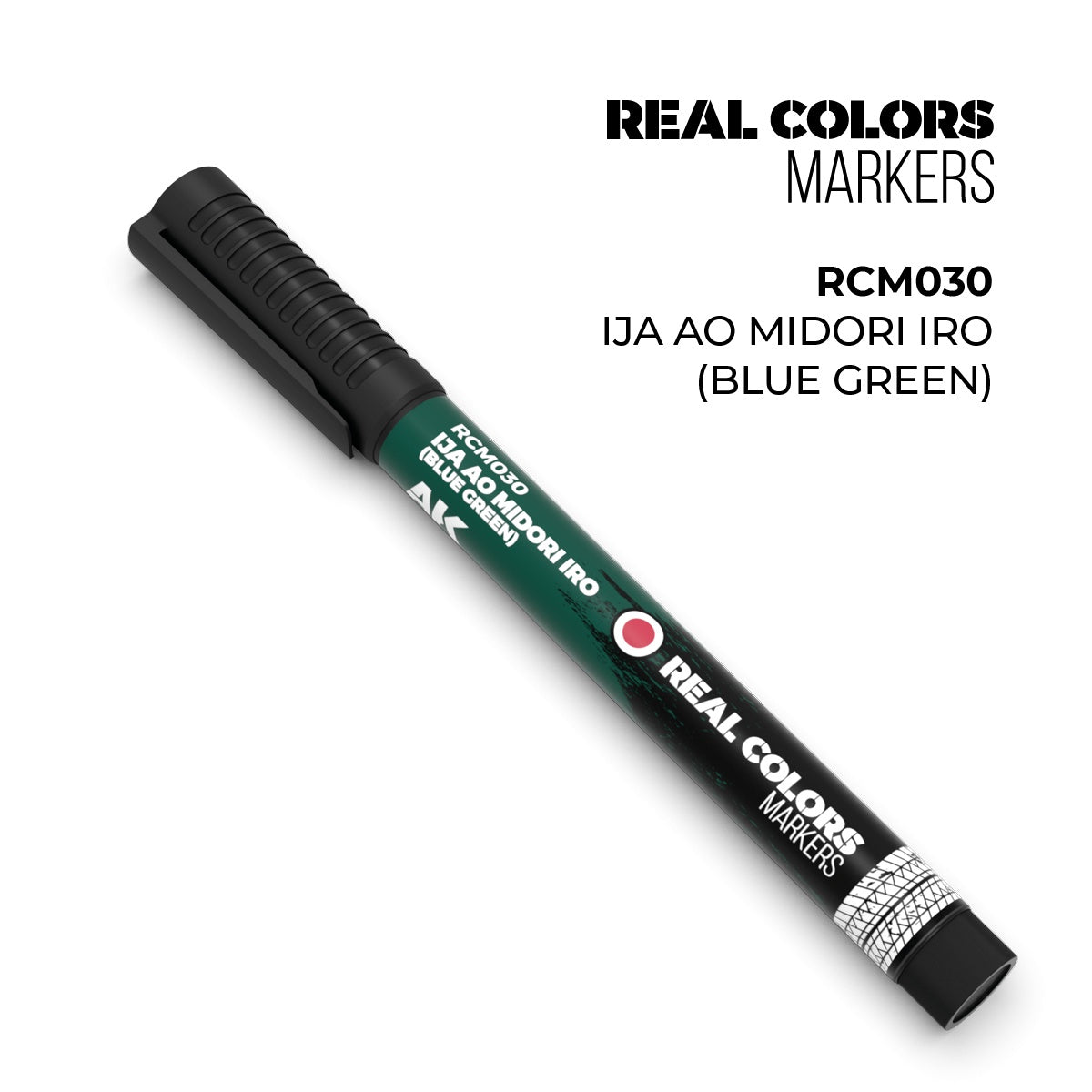 AK Interactive AK Interactive Real Colors Markers IJA Ao Midori Iro (Blue Green)