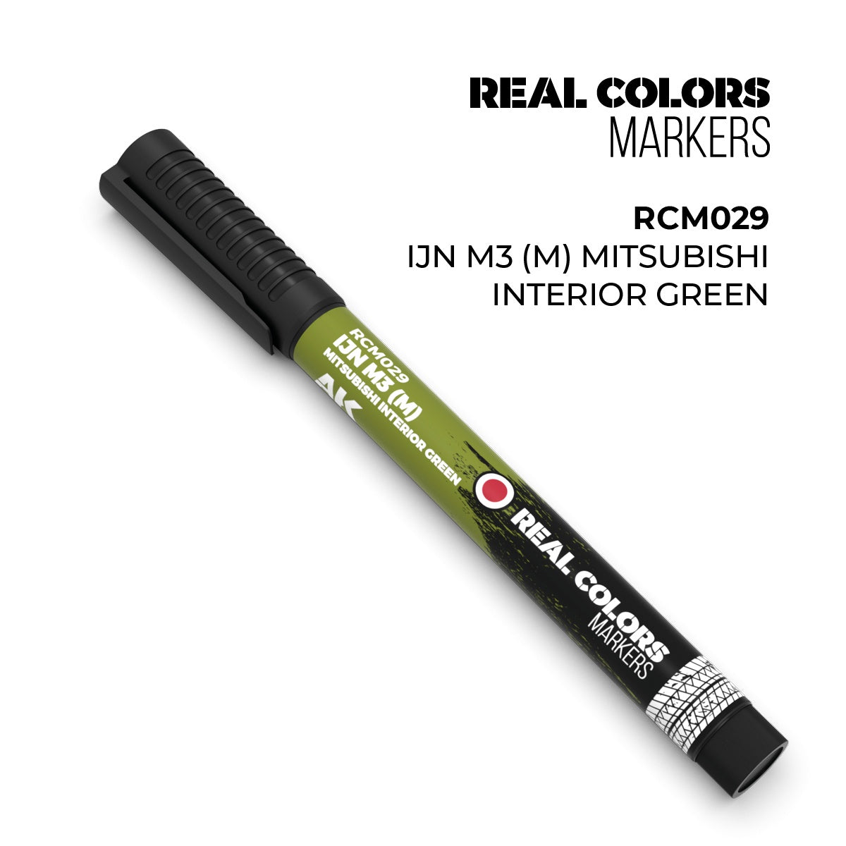 AK Interactive AK Interactive Real Colors Markers IJN M3 (M) Mitsubishi Interior Green