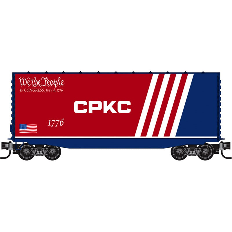 Micro-Trains by Atlas 101 100 822 N-Scale Freedom 40' Smooth Side Hy-Cube Boxcar - Canadian Pacific Kansas City (CPKC) #1776