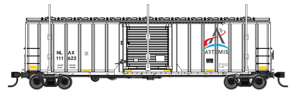 WalthersMainline HO Rocket Train Clearance Car Ready to Run -- Artemis (NLAX) #111622