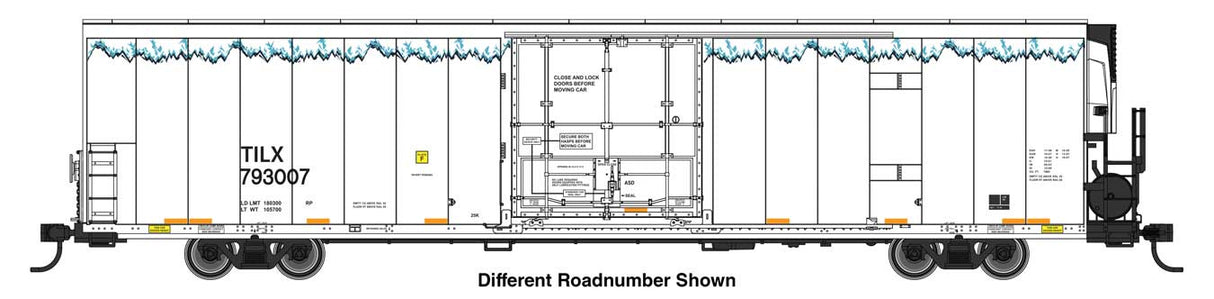 WalthersMainline HO 72' Modern Refrigerator Boxcar - Ready to Run -- Trinity Industries Leasing TILX #793030