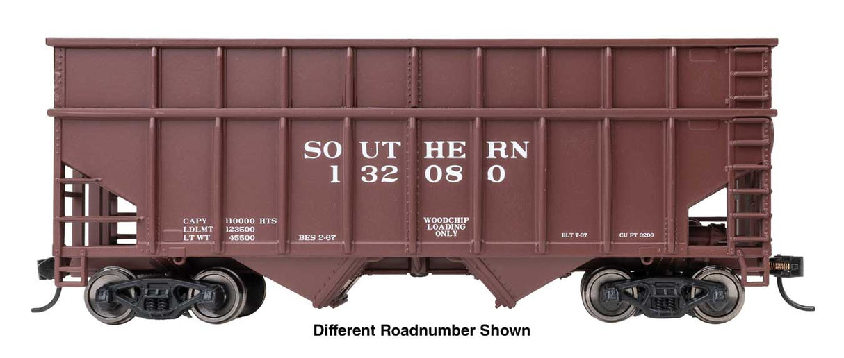 WalthersMainline HO 36' Wood Chip Hopper - Ready to Run -- Southern Railway #132092