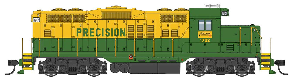 WalthersMainline HO EMD GP9 Phase II with Chopped Nose - Standard DC -- Precision National #1702