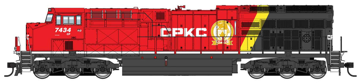 WalthersMainline HO GE ET44AC Evolution Series GEVO Tier 4 - Standard DC -- Canadian Pacific Kansas City Limited #7435