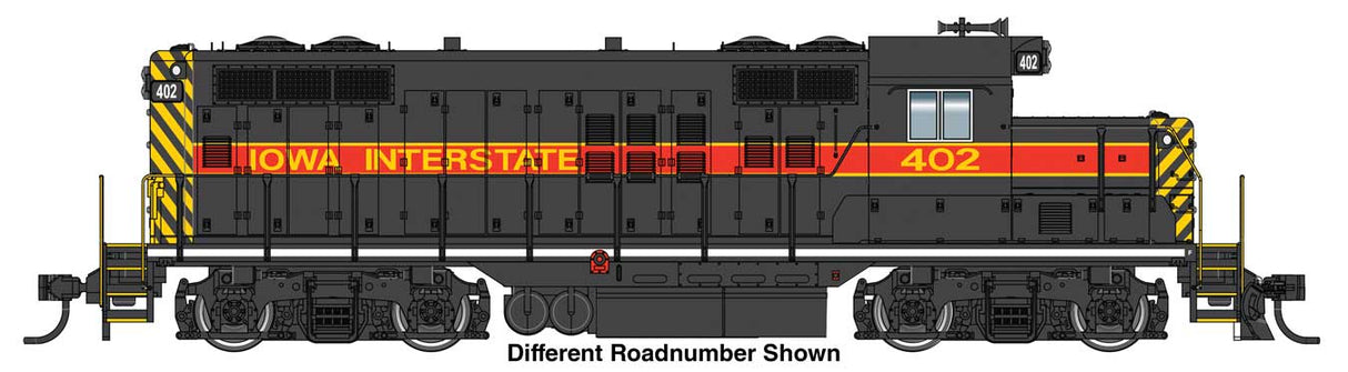 WalthersMainline HO EMD GP9 Phase II with Chopped Nose - ESU(R) Sound and DCC -- Iowa Interstate #407