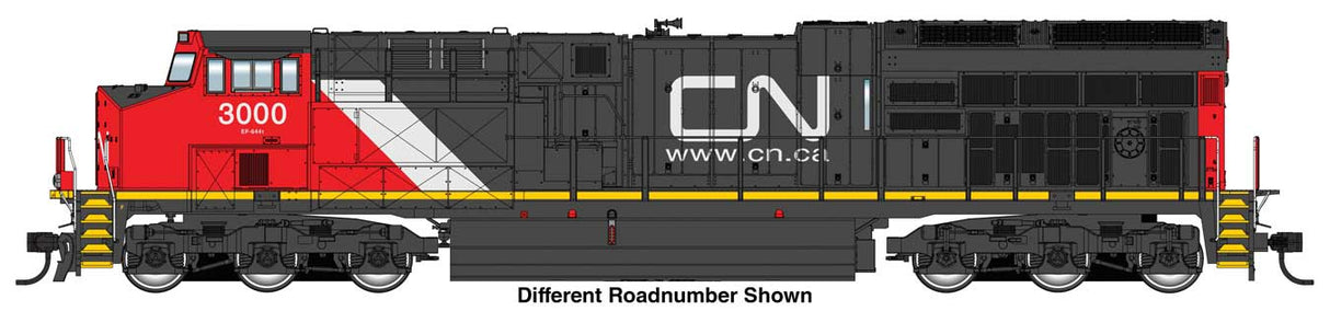 WalthersMainline HO GE ET44AC Evolution Series GEVO Tier 4 - Sound & DCC -- Canadian National (CN) #3012