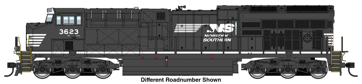 WalthersMainline HO GE ET44AC Evolution Series GEVO Tier 4 - Sound & DCC -- Norfolk Southern (NS) #3646