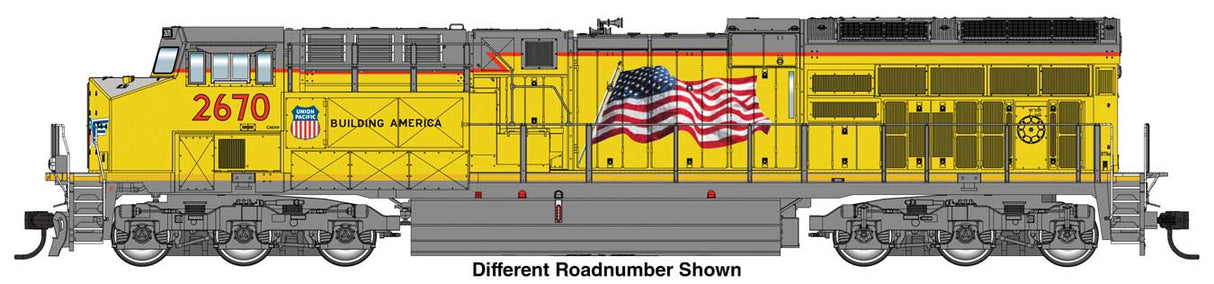 WalthersMainline HO GE ET44AC Evolution Series GEVO Tier 4 - Sound & DCC -- Union Pacific (UP) #2687