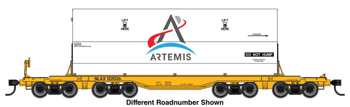 WalthersMainline HO Rocket Train Booster Car - Ready to Run -- Artemis (NLAX)#122028