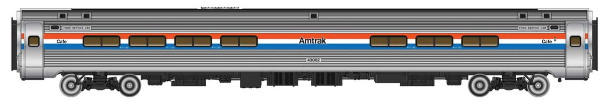 WalthersProto HO 85' Amfleet I Amcafe - Ready to Run -- Amtrak (AMT) Phase III #43002