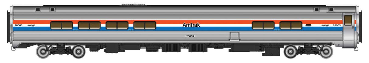 WalthersProto HO 85' Amfleet II Lounge - Ready to Run -- Amtrak (AMT) Phase III #28003