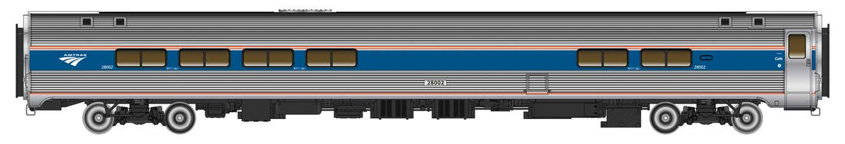 WalthersProto HO 85' Amfleet II Lounge - Ready to Run -- Amtrak (AMT) Phase VI #28002