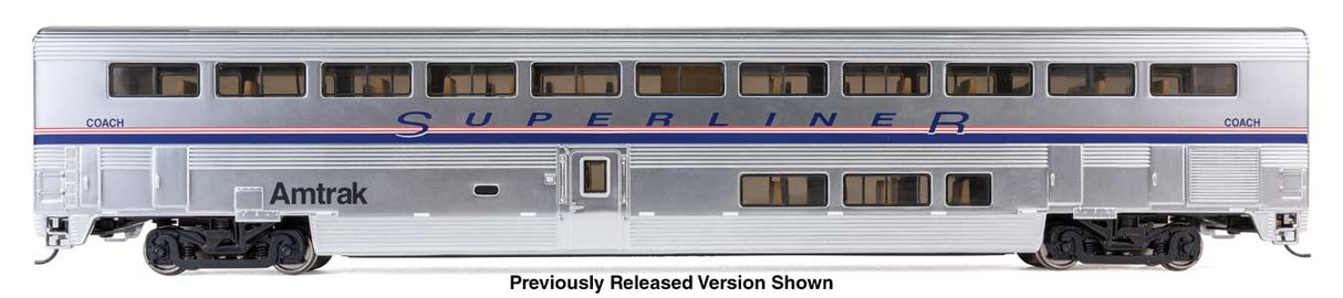 WalthersProto 85' Bombardier Superliner II Coach - Lighted - Ready to Run -- Amtrak(R) (Phase IV) #34109