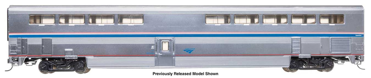 WalthersProto 85' Bombardier Superliner II Diner - Lighted - Ready to Run -- Amtrak(R) (Phase VI) #38068