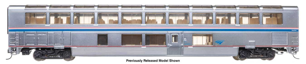 WalthersProto 85' Bombardier Superliner II Sightseer Lounge - Lighted - Ready to Run -- Amtrak(R) (Phase VI) #33048