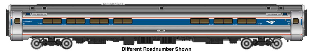 WalthersProto HO 85' Amfleet I Club Dinette - Lighted- Ready to Run -- Amtrak (AMT) Phase VI #48173