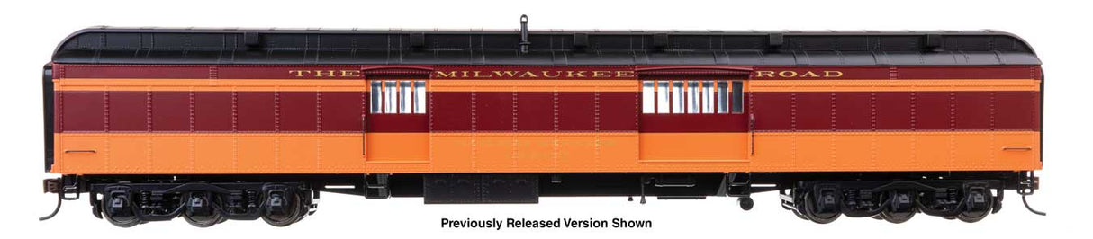 WalthersProto HO 70' Heavyweight Baggage Car - Ready to Run -- Milwaukee Road (MILW) #1081