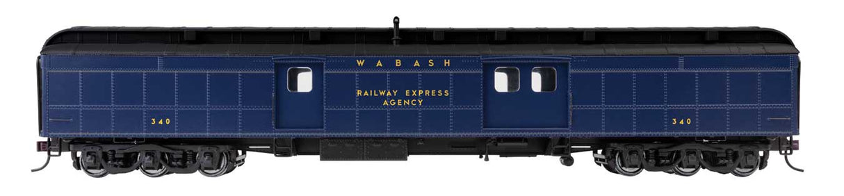 WalthersProto HO 70' Heavyweight Baggage Car - Ready to Run -- Wabash (WAB) #340