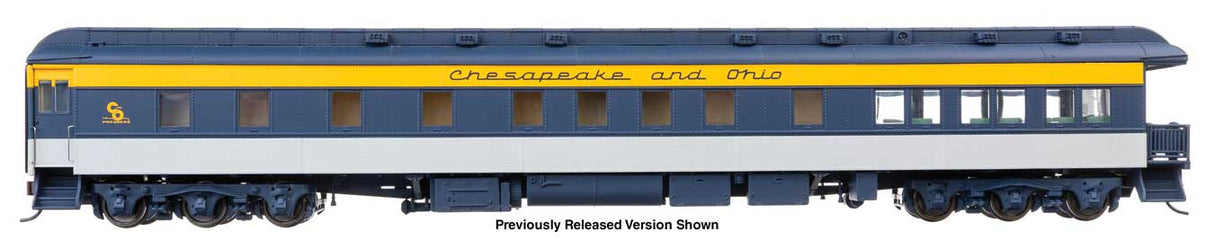 WalthersProto HO 82' Pullman Heavyweight 3-2 Observation-Lounge - Ready to Run -- Chesapeake & Ohio (C&O) Central Plains