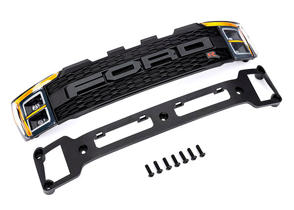 Traxxas 10120 Grille/ grille mount/ 3x10 BCS (7) (fully assembled, includes installed headlight lenses and decals) (fits #10111 body)