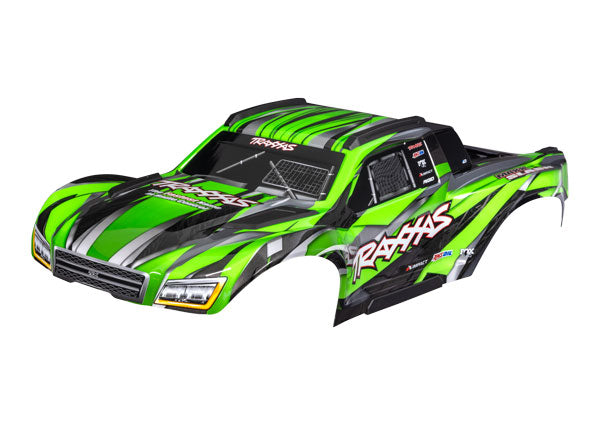 Traxxas 10211-GRN Body MAXX SLASH - Green W/DECALS