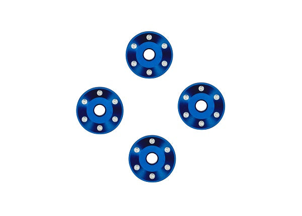 Traxxas 10257-BLUE Wheel Washers Aluminum - Blue