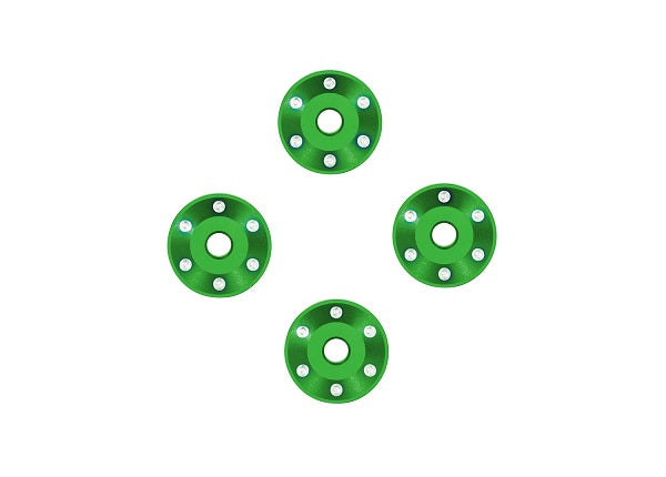 Traxxas 10257-GRN Wheel Washers Aluminum - Green