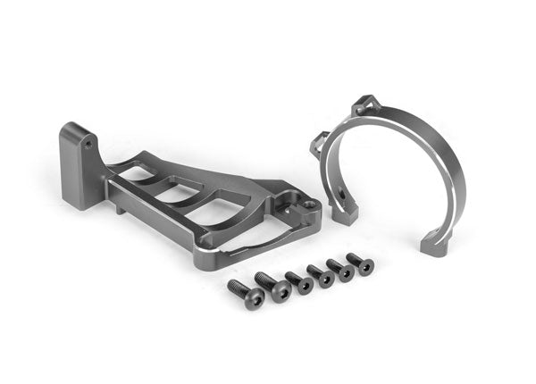 Traxxas 10262-GRAY Motor Mounts - Gray Aluminum FOR 3483
