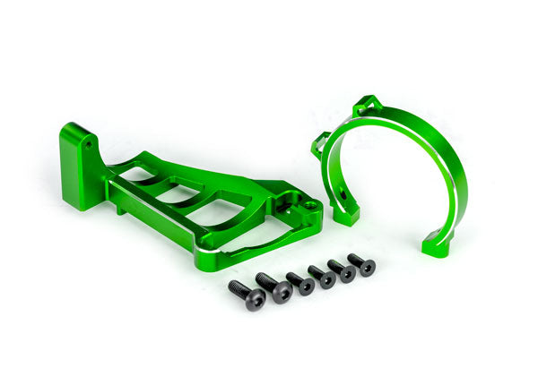 Traxxas 10262-GRN Motor Mounts - Green Aluminum FOR 3483
