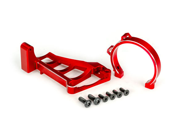 Traxxas 10262-RED Motor Mounts - Red Aluminum FOR 3483