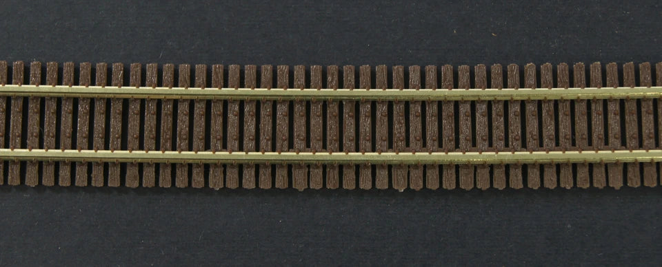 Micro Engineering 11-101 HO Bridge Flex-Trak(TM) w/Wide Ties & Guard Rail -- Code 83 Nonweathered - 3' 91.4cm Section