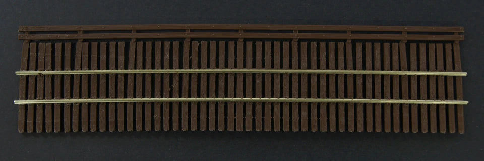 Micro Engineering 11-102 HOn3 Bridge Flex-Trak(TM) w/Wide Ties for HOn3 -- Code 55 Rail Nonweathered pkg(2) 7" 17.7cm Long Sections