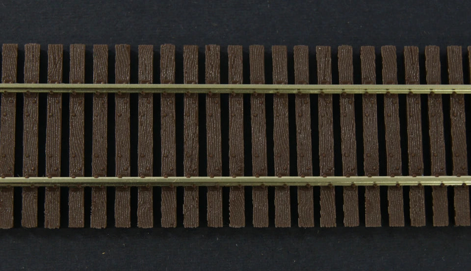Micro Engineering 11-103 HO Bridge Flex-Trak(TM) w/Wide Ties & Guard Rail -- Code 70 Nonweathered - 3' 91.4cm Section