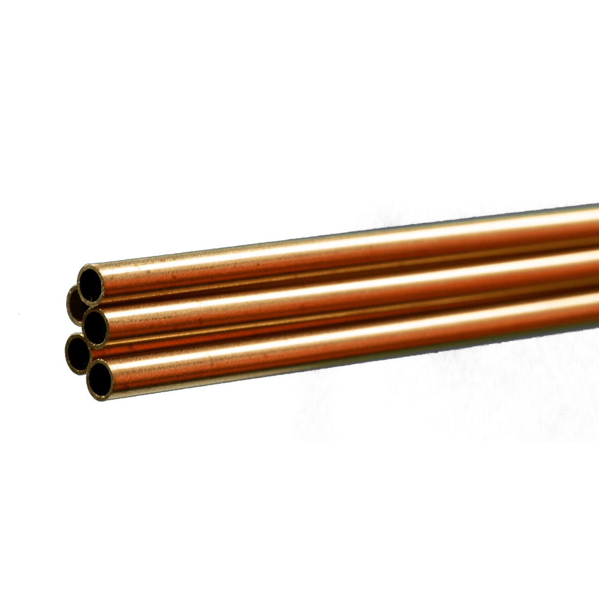 K&S Engineering Brass Tube -- 36" Round, .014" Wall Thickness, 1/8 Diameter - KNS1145