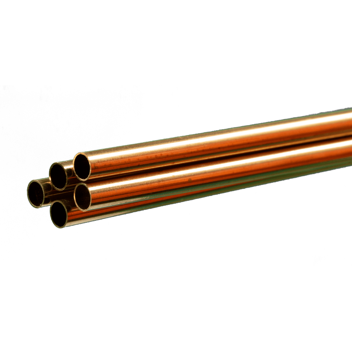 K&S Engineering Round Brass Tube 36",1/4"(5) - KNS1149