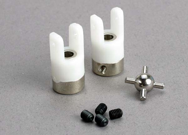 Traxxas 1539 U-joints (2)/ 3mm set Screws (4) - TRA1539