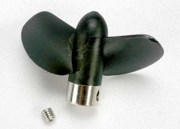 Traxxas 1584 Propeller, left/ 4.0mm GS (set screw) (1) - TRA1584
