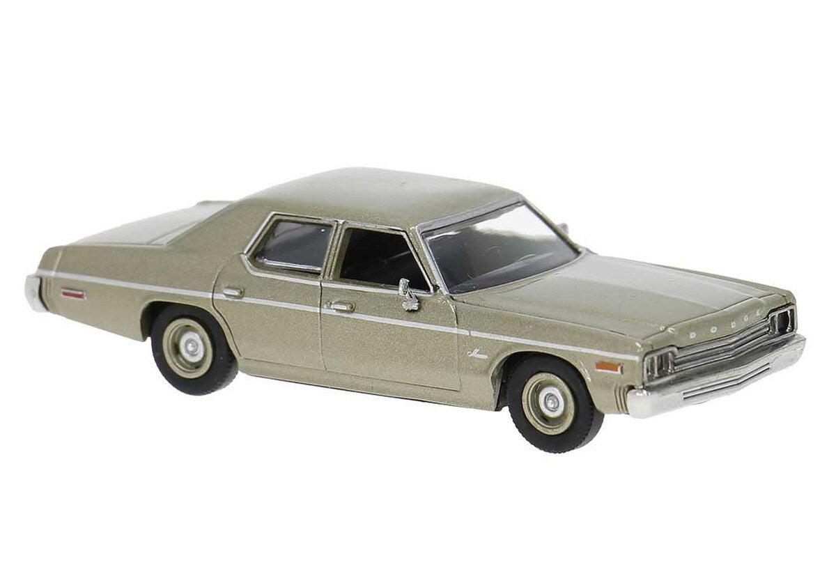 Brekina HO 1970s Dodge Monaco - Assembled – Gold