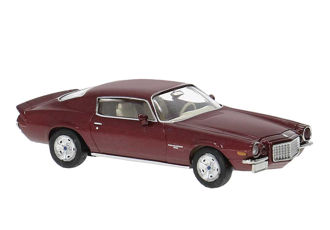 Brekina HO 1966 Chevrolet Camaro - Assembled -- Metallic Red