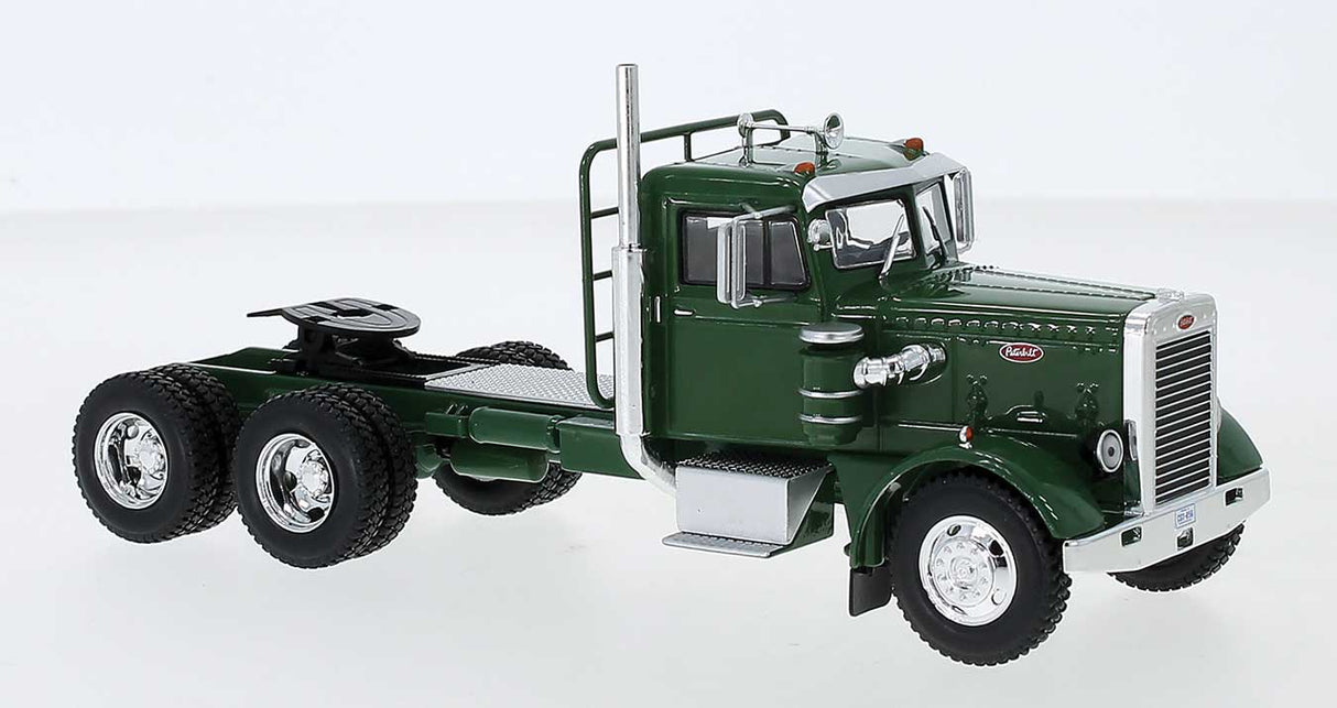 Brekina Automodelle 1955 Peterbilt 281 Semi Tractor Only - Assembled -- Green - 175-85751