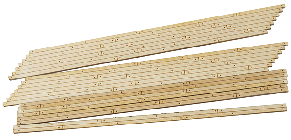 Blair Line N Wood Grade Crossing pkg(2) -- Right Angled