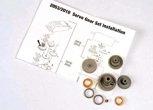 Traxxas 2053 Servo gears (for 2055, 2056 Servos) - TRA2053