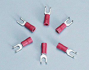 Cir-Kit FLANGED SPADE LUGS, 6/PK - 206-1102