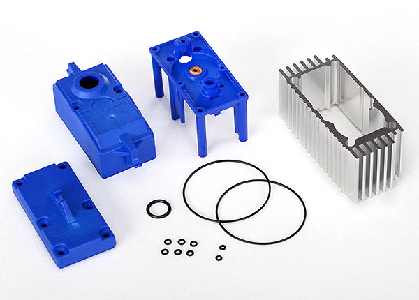 Traxxas 2086 Servo case/gaskets (for 2085 Servo) - TRA2086
