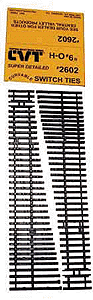 Central Valley CVT Curvable Switch Tie Strip -- #6 Right - 210-2602