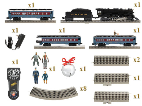 Lionel THE POLAR EXPRESS LionChief Set w/ Bluetooth 5.0 and Disappearing Hobo Car - LNL2123130