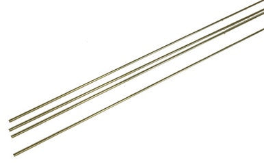Details Associates Flat Brass Wire pkg(4) -- .015 x .018" .04 x .05cm - 229-2522